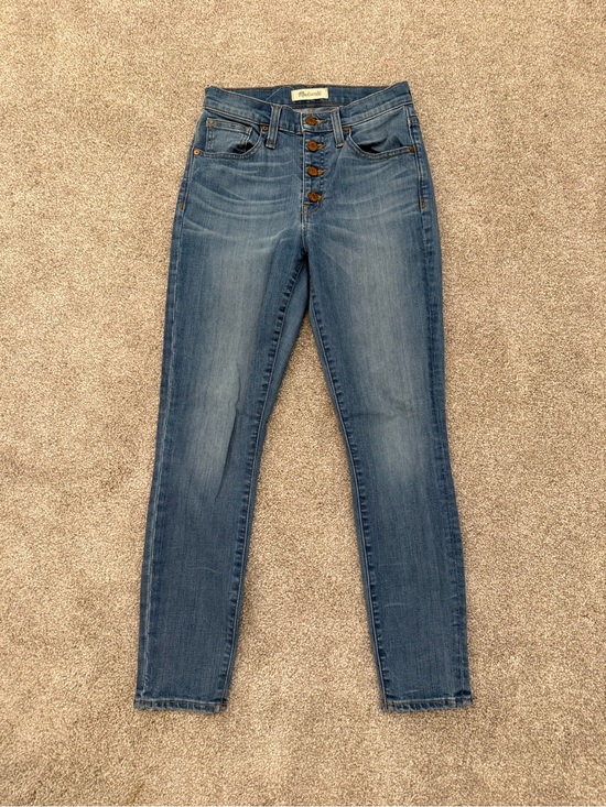 Madewell Denim - Madewell Medium Blue High-Rise Skinny Jeans